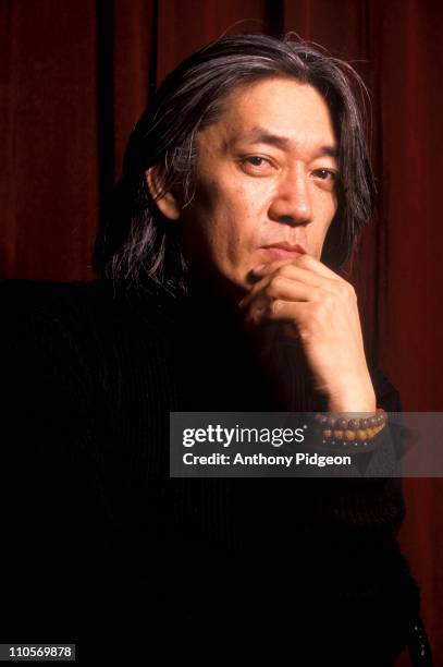 Portrait of Ryuichi Sakamoto in San Francisco, California, USA on 19th March 2000.