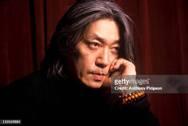 Portrait of Ryuichi Sakamoto in San Francisco, California, USA on 19th March 2000.