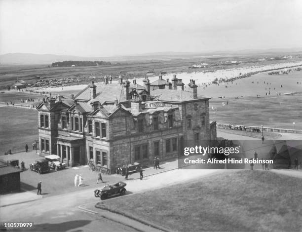 The Royal & Ancient Golf Club at St. Andrews, Scotland, circa 1910.