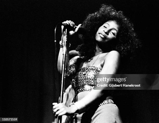 St JANUARY: Chaka Khan from Rufus performs live on stage in Amstelveen, Netherlands in 1976.
