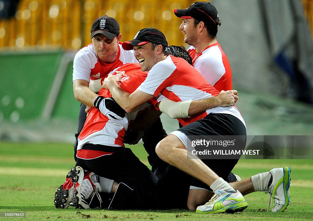 England fast bowler James Anderson (obsc