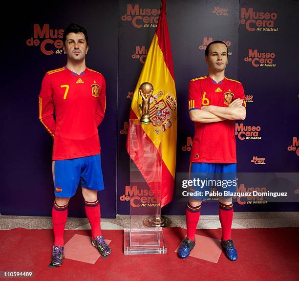 David Iniesta 54 Andres Iniesta And David Villa Wax Figures Unveiled Photos & High ...