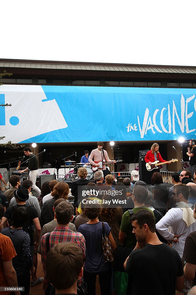 The Vaccines @SXSW Performing At First Baptist Church Kicking Off AOL's Pop-Up Concert Series