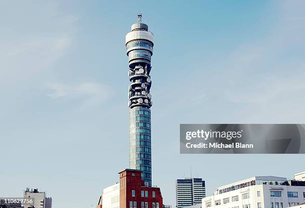 london landscapes - telecom tower stock pictures, royalty-free photos & images