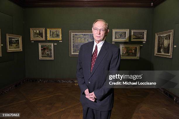 Gallerist Jack Morris attends Reflections: Celebrating the Life of Clark Hulings An American Master at the Forbes Gallery on March 22, 2011 in New...