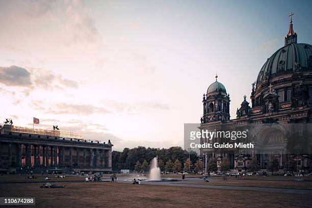 lustgarten,  altes museum berlin, berliner dom - berlin cathedral stock pictures, royalty-free photos & images