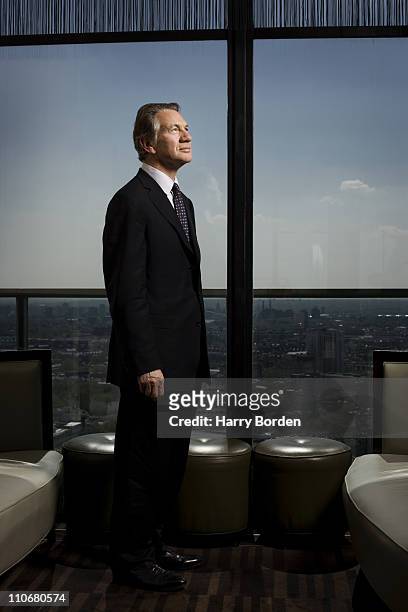 Radio & tv broadcaster and political commentator Michael Portillo poses for a portrait shoot in London on May 6, 2008.