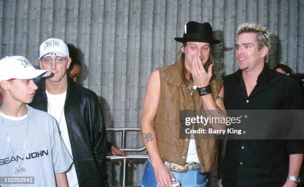 Eminem, brother Nate, Kid Rock, & Mark McGrath of Sugar Ray