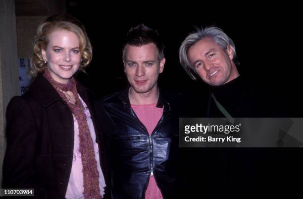 Nicole Kidman, Ewan McGregor & Baz Luhrman during "Moulin Rouge" Screening at American Cinematheque at Egyptian Theater in Hollywood, California,...