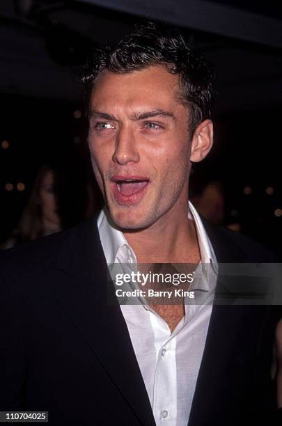 Jude Law during "The Talented Mr. Ripley" Los Angeles Premiere at Mann Village Theatre in Westwood, California, United States.