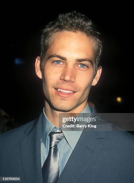 Paul Walker during "Skulls" Los Angeles Premiere at Mann's Village Theater in Westwood, California, United States.