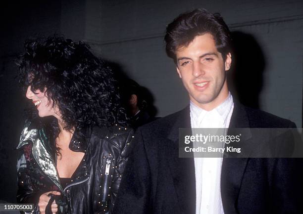 Cher and Rob Camilletti during "Scrooged" Premiere in Los Angeles, California, United States.