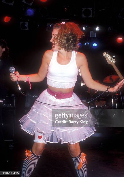 Gwen Stefani of No Doubt during No Doubt Concert At The Roxy - September 12, 1989 at The Roxy in West Hollywood, California, United States.