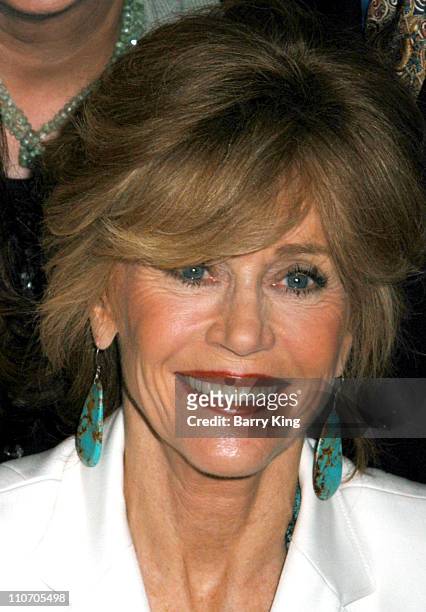 Jane Fonda during Valley Community Clinic Honors Lily Tomlin at Laughter is the Best Medicine Gala at Sheraton Universal Hotel in Universal City,...