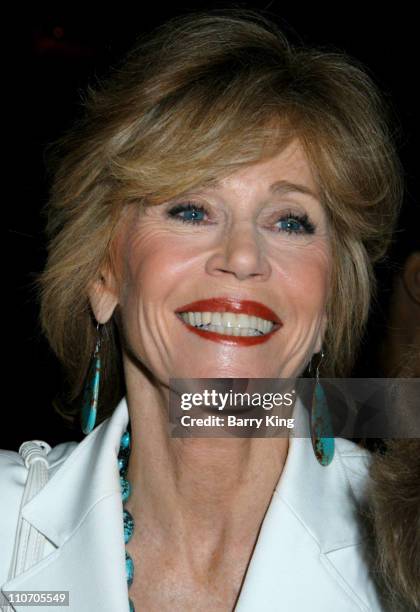 Jane Fonda during Valley Community Clinic Honors Lily Tomlin at Laughter is the Best Medicine Gala at Sheraton Universal Hotel in Universal City,...