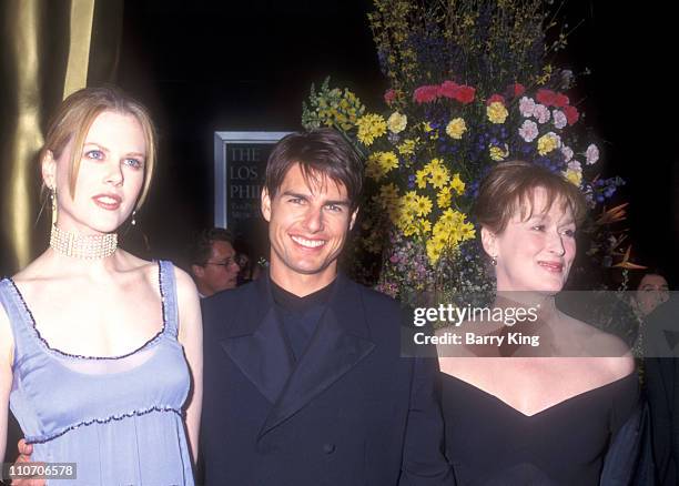 Nicole Kidman, Tom Cruise & Meryl Streep during The 68th Annual Academy Awards at Dorothy Chandler Pavilion in Los Angeles, California, United States.