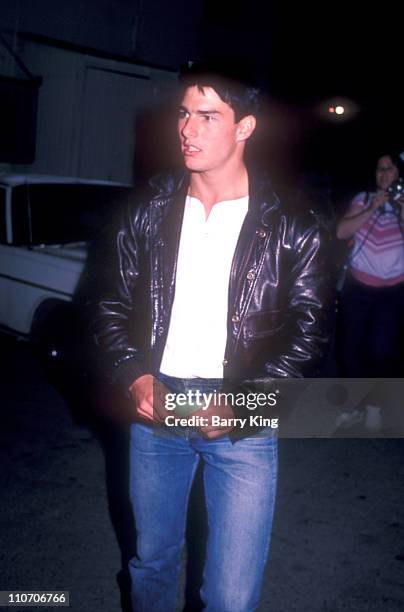 Tom Cruise during Sean Penn Bachelor Party at On The Rox Club in West Hollywood, California, United States.