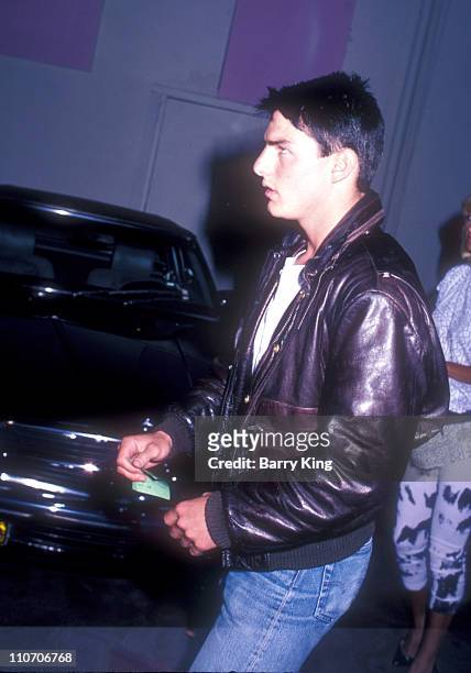 Tom Cruise during Sean Penn Bachelor Party at On The Rox Club in West Hollywood, California, United States.