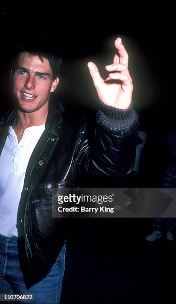 Tom Cruise during Sean Penn Bachelor Party at On The Rox Club in West Hollywood, California, United States.
