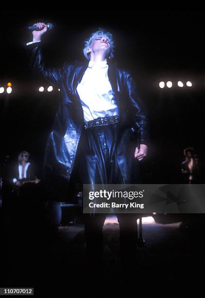 Annie Lennox performing at the Greek Theater in Los Angeles on August 5, 1986