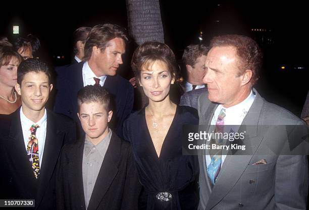 Scott Caan, James Caan during "For The Boys" Los Angeles Premiere at The Academy in Beverly Hills, California, United States.