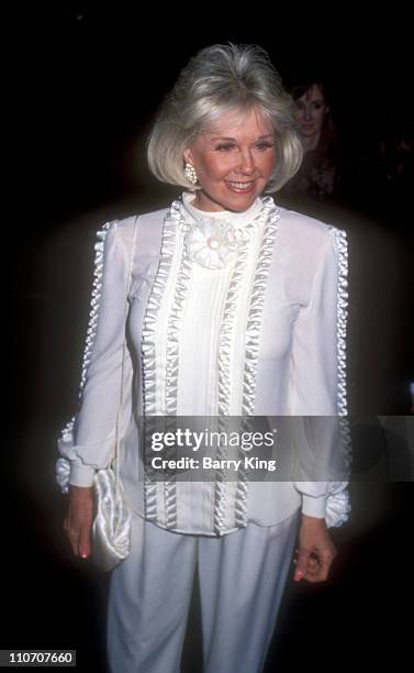 Doris Day during The 46th Annual Golden Globe Awards - Arrivals at The Beverly Hilton Hotel in Beverly Hills, California, United States.