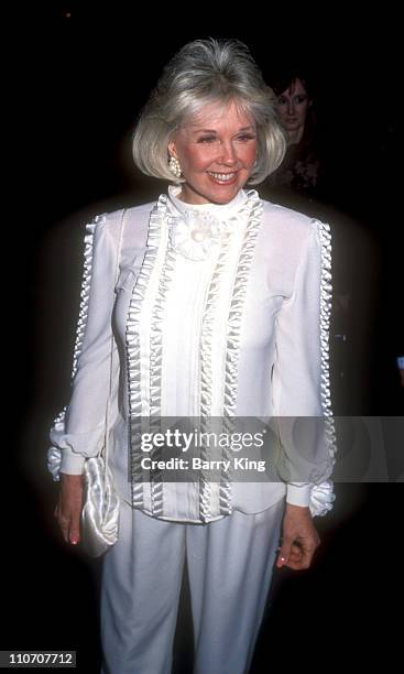 Doris Day during The 46th Annual Golden Globe Awards - Arrivals at The Beverly Hilton Hotel in Beverly Hills, California, United States.