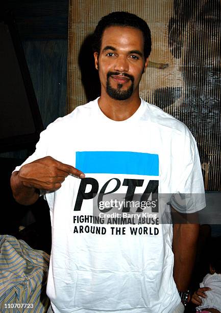 Kristoff St. John during Kristoff St. John "Rather Go Naked Than Wear Fur" PETA Shoot at Sebree Studios in Los Angeles, California.