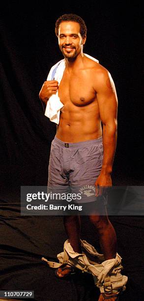 Kristoff St. John during Kristoff St. John "Rather Go Naked Than Wear Fur" PETA Shoot at Sebree Studios in Los Angeles, California.