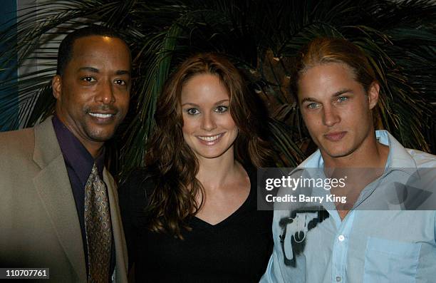 Sarah Wayne Callies & Travis Fimmel during The WB Presentation at Television Critics Association - Inside at Renaissance Hotel in Hollywood,...