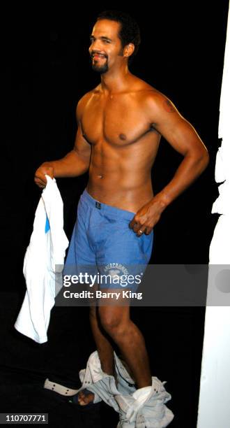 Kristoff St. John during Kristoff St. John "Rather Go Naked Than Wear Fur" PETA Shoot at Sebree Studios in Los Angeles, California.