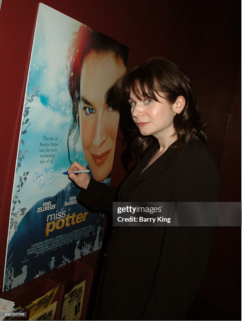 American Cinematheque Screening of "Miss Potter" and Q&A with Emily Watson and Director Chris Noonan