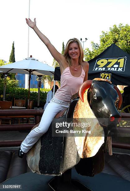 Tava Smiley at Childhelp USA benefit at Saddle Ranch restaurant in Universal Citywalk in Universal City, California