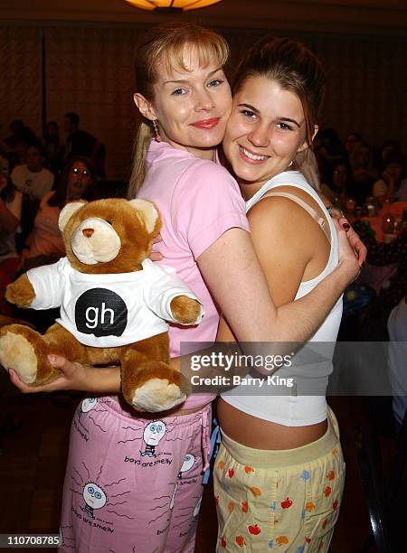 Cynthia Preston and Lindze Letherman during General Hospital Fan Luncheon 2004 at Sportsmans Lodge in Sherman Oaks, California, United States.