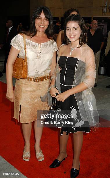 Julie Carmen and daughter Anita Hoffman during 8th Los Angeles Latino International Film Festival - Arrivals at The Egyptian Theater in Hollywood,...