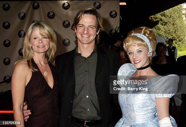 William Mapother and Vicki and Cinderella during DisneyHand Teacher Awards Gala - Arrivals at Grand Californian Hotel in Anaheim, California, United...