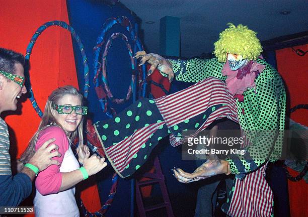 Alison Sweeney and Judi Evans in "Carnivorous Clown" Maze
