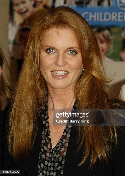 Sarah Ferguson, The Duchess of York during Sarah Ferguson, The Duchess of York, Hosts Reception for SOS Children's Villages USA at Le Merigot in...