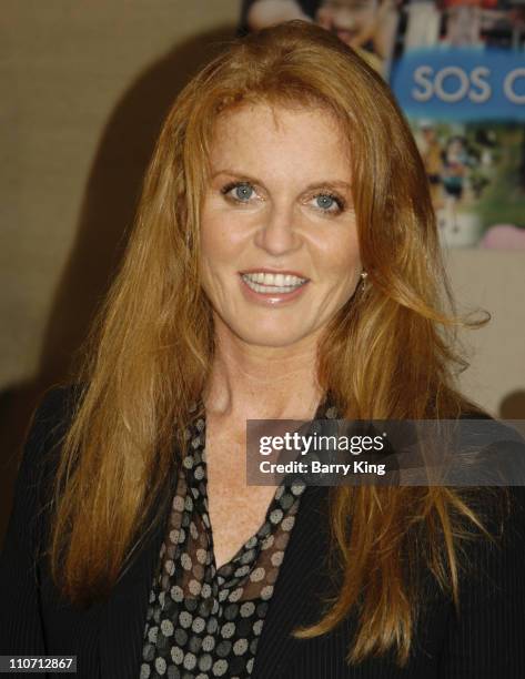 Sarah Ferguson, The Duchess of York during Sarah Ferguson, The Duchess of York, Hosts Reception for SOS Children's Villages USA at Le Merigot in...