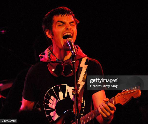 Alex Greenwald of Phantom Planet during Phantom Planet in Concert at the Roxy - May 28, 2007 at The Roxy in West Hollywood, CA, United States.