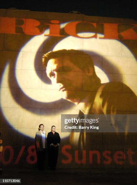 Curtiss Clayton and Daniel Handler with Rick Promotion at Egyptian Theater