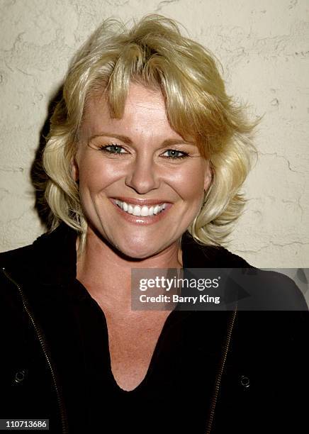 Judi Evans during "Days of Our Lives" Stars Visit Knott's Scary Farm Halloween Haunt 2004 at Knott's Berry Farm in Buena Park, California, United...