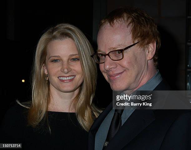 Bridget Fonda and Danny Elfman during 15th Annual Palm Springs International Film Festival Awards Gala-Arrivals at Palm Springs Convention Center in...
