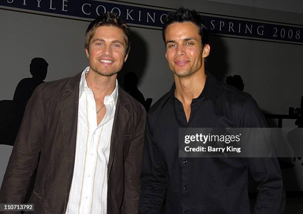 Eric Winter and Matt Cedeno during Los Angeles Premiere of "Yellow" - Arrivals at The Landmark in West Los Angeles, California, United States.