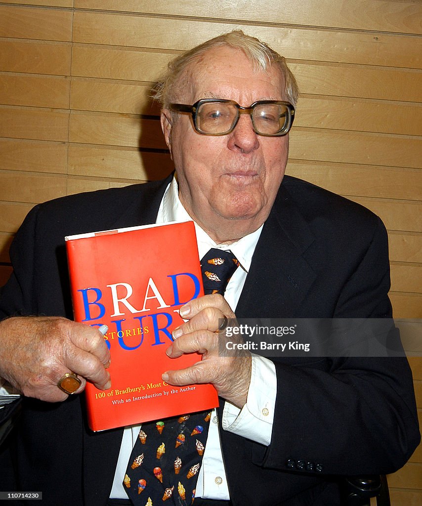 Ray Bradbury during Ray Bradbury Appearance and Book Signing at News Ray Bradbury during Ray Bradbury Appearance and Book Signing at News