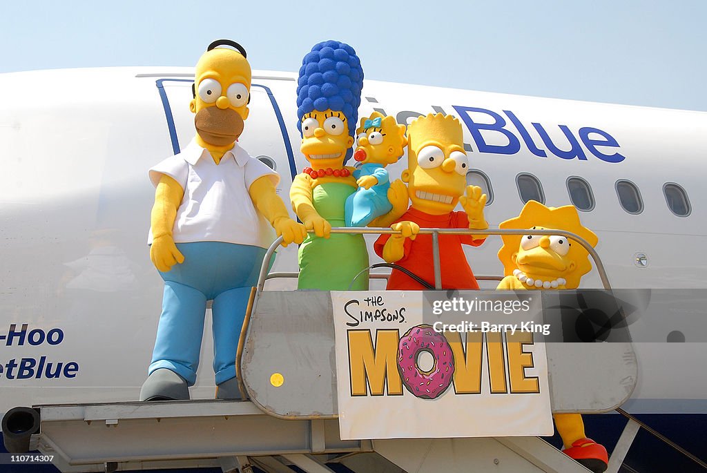 "The Simpsons" JETBLUE Event