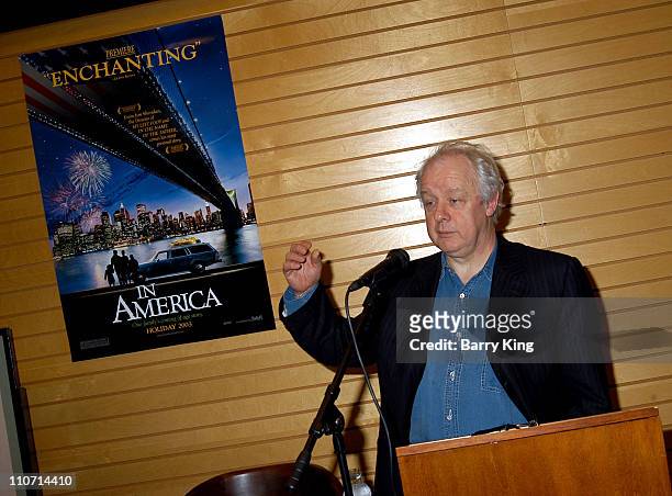 Jim Sheridan during Jim Sheridan Appearance and Book Signing at Barnes & Noble - Westside Pavilion in West Los Angeles, California.