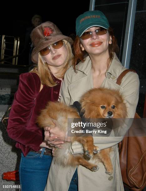 Jennifer Blanc and Jenna Mattison with Pooh during Rescue Me Charity Benefit at Donald J. Pliner Store in Beverly Hills, CA, United States.