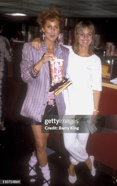 Cher and sister Georganne LaPiere during "The Last Starfighter" Los Angeles Premiere - Arrivals at Plitt Theatre in Century City, California, United...