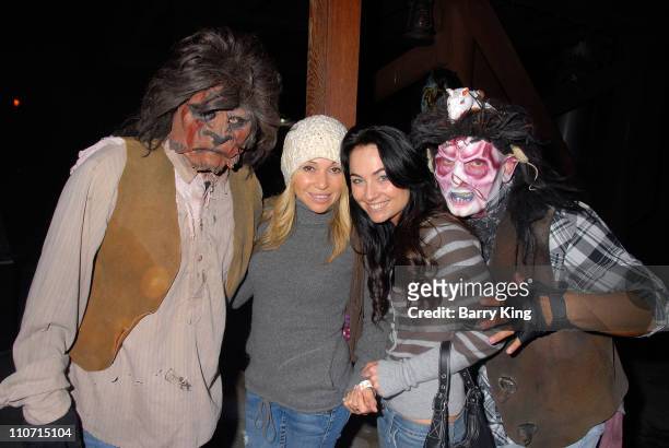 Actress/Singer E.G. Daily and actress Lindsey Labrum at Knotts Scary Farm's 35th Annual Halloween Haunt at Knotts Berry Farm on Halloween October 31,...